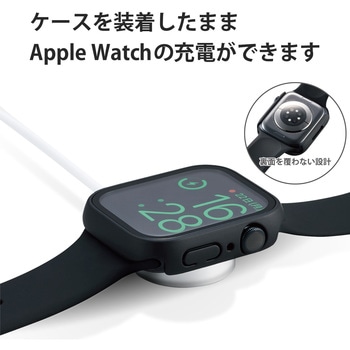 アップルウォッチ シリーズ 7 [ 45mm ] 保護ケース 全面保護 ガラス PC素材 セラミックコート 硬度10H エレコム