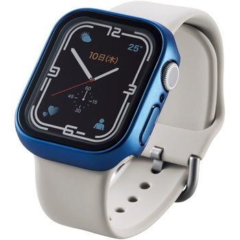 AW-21BFCGCNV アップルウォッチ シリーズ 7 [ 41mm ] 保護ケース 全面保護 ガラス PC素材 セラミックコート 硬度10H エレコム 75402094