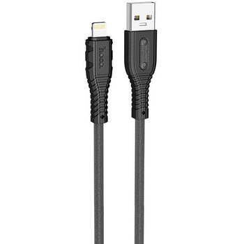 hoco X67 nanoシリコンケーブル 2.4A USB-A to iOS hoco