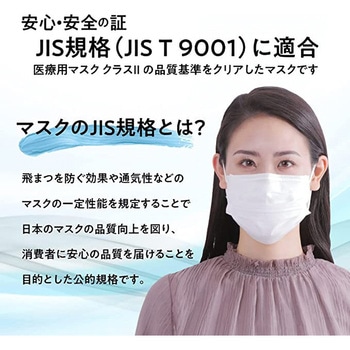 日本製 JIS規格認定 サージカルマスク 50枚入り 前田工繊