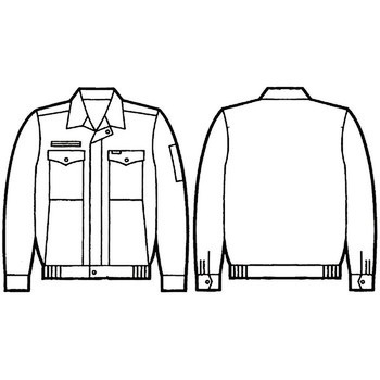 6700 製品制電ストレッチブルゾン(秋冬用) - 自重堂