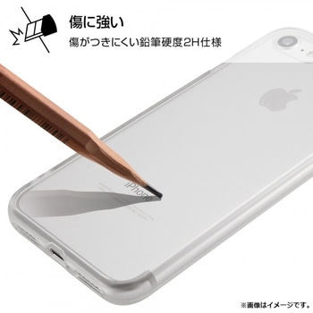 iPhone SE(第2世代)/8/7 ハイブリッドケース/クリア レイ・アウト