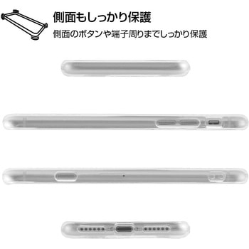 iPhone SE(第2世代)/ 8 / 7 ディズニー/TPUソフト キラキラ/ミッキー レイ・アウト
