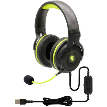 UP-HSUBK ULTRA PLUS�Q�[�~���O�w�b�h�Z�b�g �v�����X�g�� �u���b�N�F ���� �P�[�u����2.1m 75423514