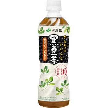 61845 黒豆茶500P 1箱(500mL×24本) 伊藤園 【通販モノタロウ】