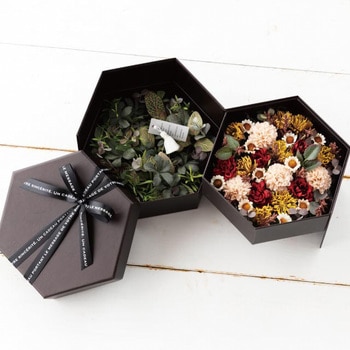 クラシカルモダン六角二段貼箱 HEADS(ヘッズ)