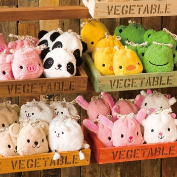 ポップアニマルミニ巾着バッグ HEADS(ヘッズ)