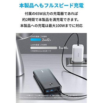 Anker PowerCore III Elite 25600 87W with PowerPort III 65W Pod Anker(アンカー)