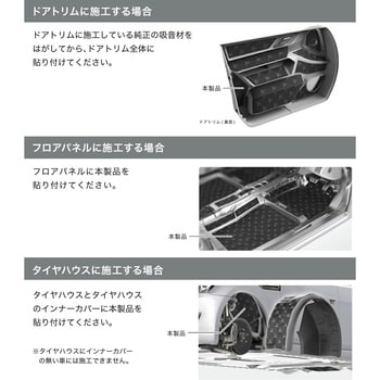 AT-AQ460 ダンピングアブソーバー・制振材・吸音材 1個 audio-technica
