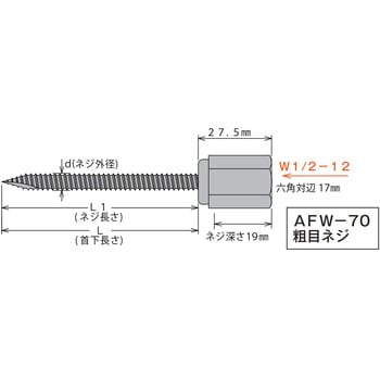 GSアシバツナギナット固定式 イイファス
