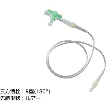 延長チューブ 三方活栓付き  ルアータイプ トップ
