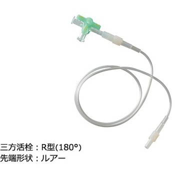 延長チューブ 三方活栓付き  ルアータイプ トップ