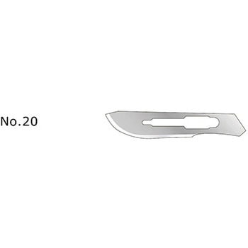 フェザー替刃メス ハンドルNo.4用 替刃 フェザー安全剃刀