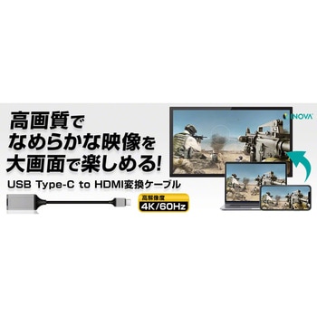 INOVA USB Type-C to HDMI変換ケーブル 3R(スリーアール)