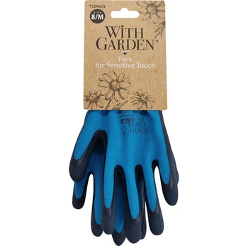 天然ゴム背抜き手袋 WITHGARDENフローラ トワロン(TOWA/東和コーポレーション)
