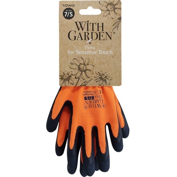 天然ゴム背抜き手袋 WITHGARDENフローラ トワロン(TOWA/東和コーポレーション)