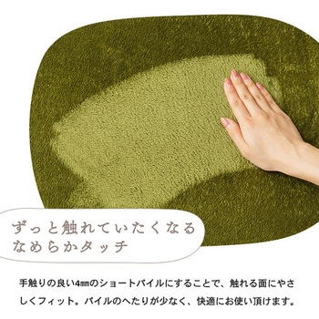 洗えるフランネルラグ 抗菌防臭・防ダニ ナイスデイ