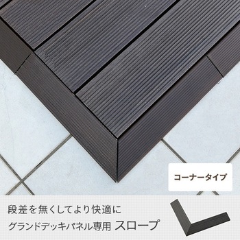 グランドデッキパネル スロープセット YAMAZEN(山善)