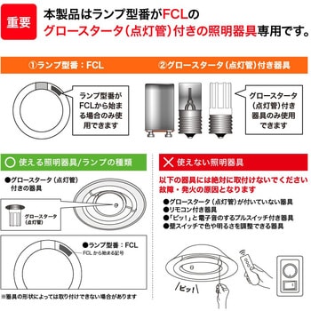 丸形LED30形/電球色(3000K)/1305lm/Ra83 消費電力：9W グロー専用 エコリカ