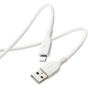 Lightningケーブル A-Lightning シリコン素材 高耐久 認証品 USB ライトニング スマートフォン タブレット エレコム