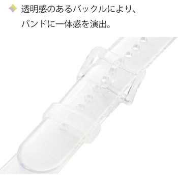 アップルウォッチ バンド Series 7、SE、6、5、4、3、2、1 [ 41mm、40mm、38mm ] ソフト TPU コンパチブル エレコム