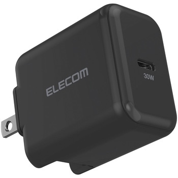 PD 充電器 30W USB タイプC 1ポート スイングプラグ PSE技術基準適合 ノートPC エレコム