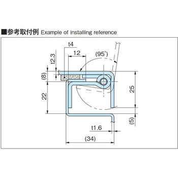 SUS製防水型蝶番 ホシモト