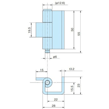 鉄製落し込み蝶番 ホシモト