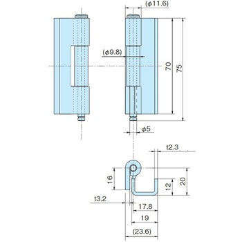 鉄製落し込み蝶番 ホシモト