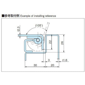 鉄製落し込み蝶番 ホシモト