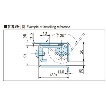 鉄製落し込み蝶番 ホシモト