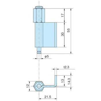 鉄製落し込み蝶番 - ホシモト