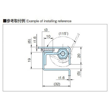 鉄製落し込み蝶番 - ホシモト