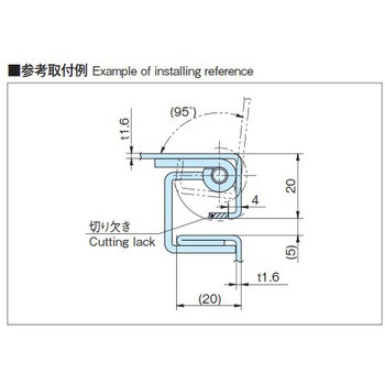 鉄製落し込み蝶番 ホシモト
