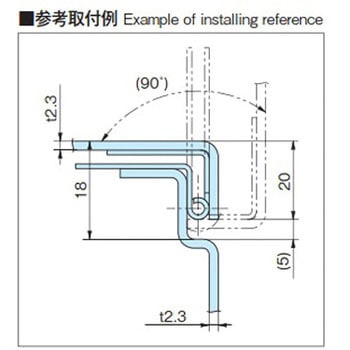 鉄製平蝶番 ホシモト