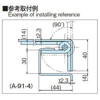SUS製平重量蝶番 ホシモト
