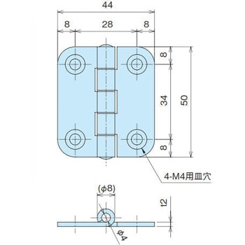 ステン平蝶番 ホシモト