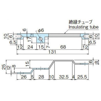 分岐回路接続銅帯 ホシモト