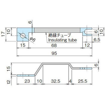 分岐回路接続銅帯 ホシモト