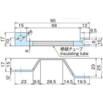 分岐回路接続銅帯 ホシモト