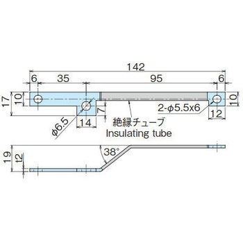 分岐回路接続銅帯 ホシモト