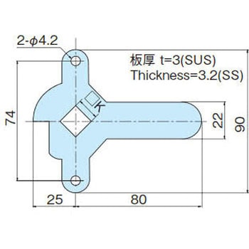 鉄製止め金 ホシモト
