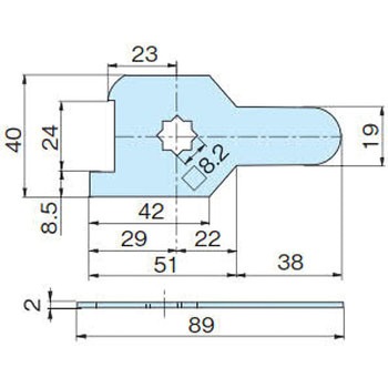 鉄製止め金 ホシモト