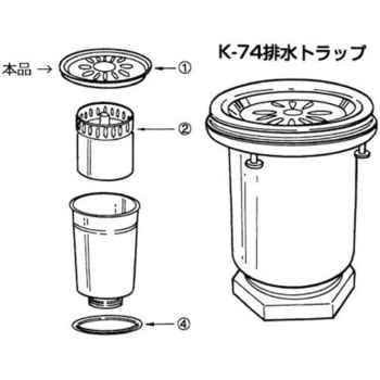キッチン 排水 目皿 SUNWAVE(LIXIL)