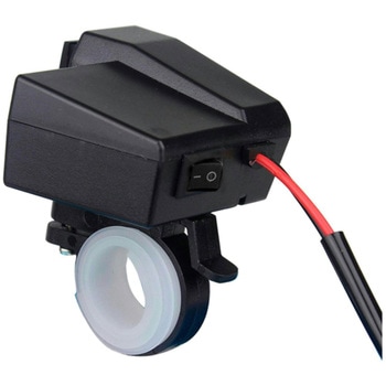 バイク用 電圧計+USB電源ポート DEFINITIVE SUPPLIES