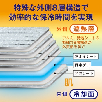 アイスメッシュベスト&保冷剤「氷零」0度150g3個 セット コーコス信岡