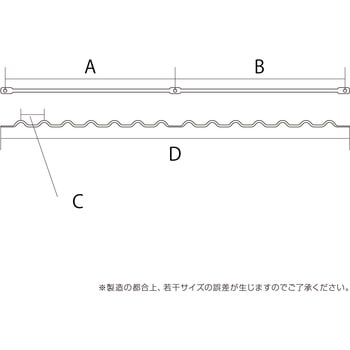 Kabette(カベッテ) ギザギザ棚支柱 WAKI