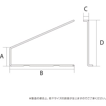 Kabette(カベッテ) ギザギザ棚受 WAKI(和気産業)