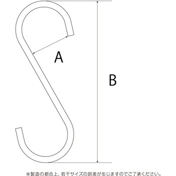 Kabette(カベッテ) S字フック WAKI