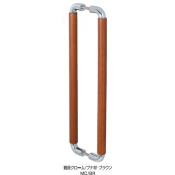 ウッドO型ドアハンドル 両面 K9(駒谷)